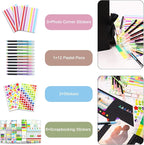 Vienrose Scrapbook Album 80 Pages, DIY Photo Album - Image 4