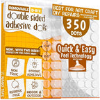 Double Sided Tape Adhesive Dots Stickers 280, 550 or 700 Pack Removable Putty - Image 8