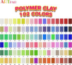 Artpar Polymer Clay Kit, 102 Colors Modeling Clay - Image 2