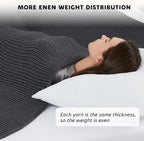 L'AGRATY Knitted Weighted Blanket - Image 6