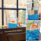 5LB Ocean Blue Flat Glass Marbles - Image 4