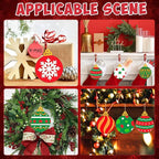 Wooden Christmas Ornaments to Paint Bell Decoration Cutouts Unfinished 36PCS - Image 6