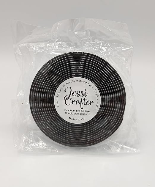 Jessi Crafter, eva Foam pre Cut Tape Rolls, Double Side Adhesive - Image 2