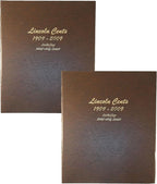 Dansco US Lincoln Cent Coin Album Two Volume Set 1909 – Date #8100 & #8104 by Unknown