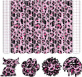 Tintnut Leopard Permanent Vinyl 8 Pcs 12x10in Pink Spots Adhesive Vinyl | by Tintnut
