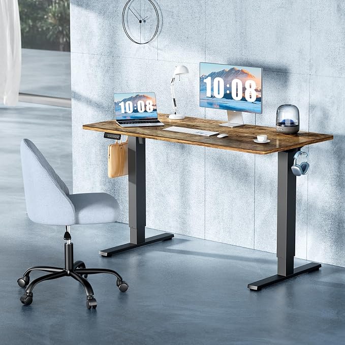 DUMOS 55 Inch Electric Standing Desk Height Adjustable, Sit to Stand Computer - Image 4