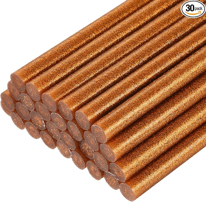 uxcell 30pcs Full Size Hot Glue Gun Sticks 8-inch x 0.43-inch High Sticky Large by uxcell