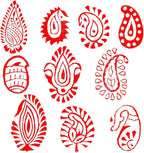 Royal Kraft Paisley Wooden Printing Stamps - Image 2