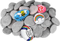 River Rocks for Painting 75 Pcs Large 2-3 Inch Flat Smooth Painting Stones by dojobkinb