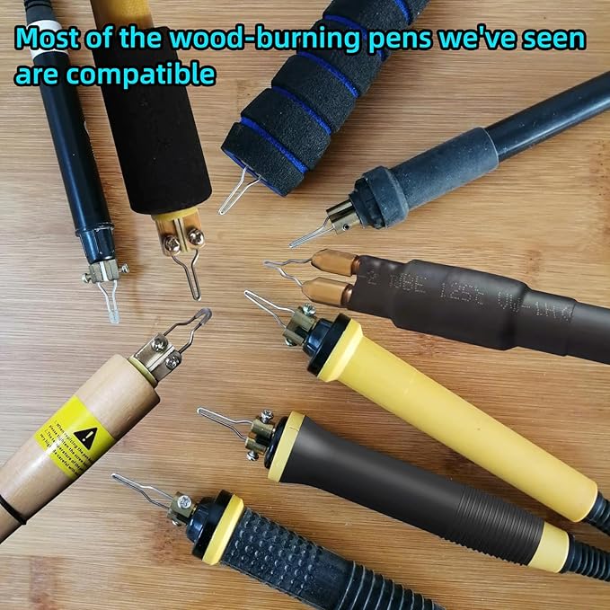 FIRElood Wood Burning Kit, Wood Burning Tips Wood Burner tip, Burning Tool Wood - Image 5