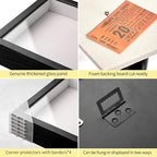 3x3 Mini Shadow Box Picture Frame - Image 5