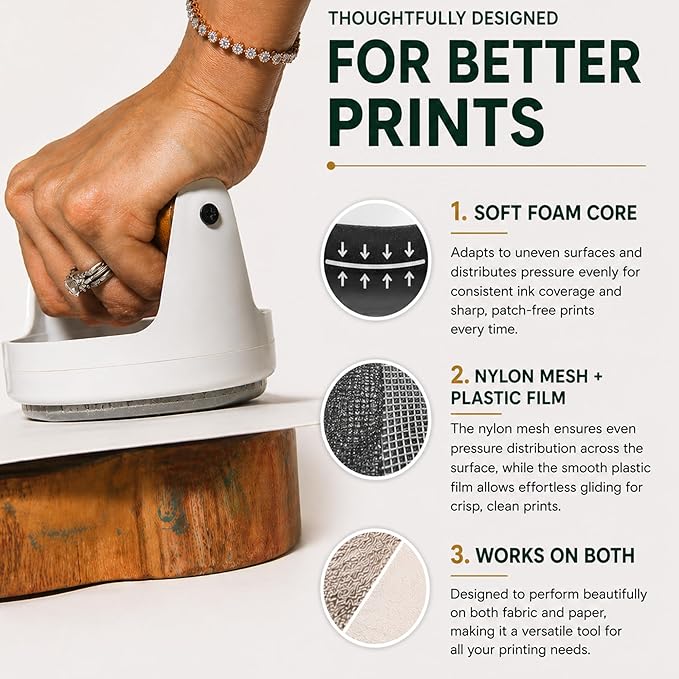 Leoball® Block/Gel Printing Baren– - Image 5