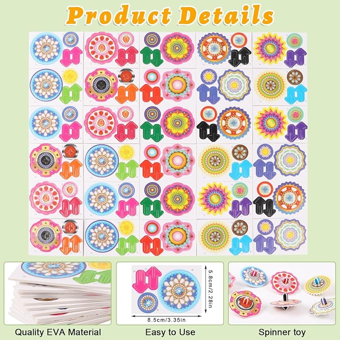 LOMIMOS 3D Cartoon Puzzle for Kids, 30 Pieces 3D Jigsaw Gyroscope Montessori - Image 3
