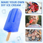 Popsicles Molds, 10 Cavity Silicone Popsicle Molds Easy-Release BPA-free - Image 6