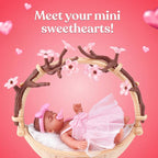 MY MINI Baby Sweet Hearts 2 Pack by ZURU – Collectible Mystery Capsule Baby Doll - Image 2