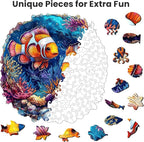 NiArt 200PCS Ocean World Wooden Jigsaw Puzzle - Image 2