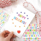 Letter Stickers 0.5 inch, Self-Adhesive Vinyl Waterproof ABC Letter Stickers - Image 5