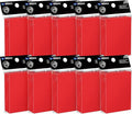 1000 Counts Red Card Sleeves, Matte Sleeve Deck Card Protectors, Trading Card by Mlikero