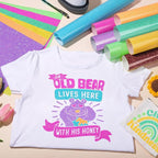 WRAPXPERT Neon Glitter HTV Heat Transfer Vinyl Bundle, 8 Packs Glitter Iron on - Image 4