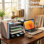 OPNICE Desk Organizer, 5-Tier Desktop File Organizer - Image 6