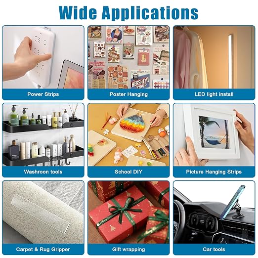 3M Double Sided Tape 1in X 9.85ft，Heavy Duty Removable Mounting Tape, Picture - Image 4