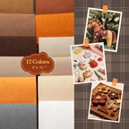 Phantomon 8" x 35" Felt Fabric Sheets, 1mm Sturdy Nonwoven Felt Rolls, Large - Image 2
