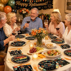 Qyeahkj 100 Pcs Retirement Party Plates and Napkins Set Happy Retired Birthday - Image 8