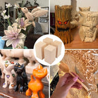 6 Pack Basswood Carving Blocks, Soft and Smooth, Easy Whittling and Carving - Image 7