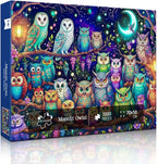 Moonlit Owls Puzzles for Adults 1000 Pieces, Impossible Challenging Jigsaw - Image 4