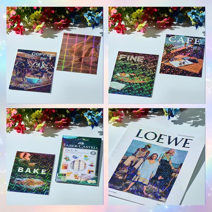 36 Sheets Holographic Laminate Sheets 8.5x11 Inch Self Adhesive 6 Patterns | - Image 6