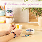 One Pound Assorted Glass Beads for Jewelry Making, DIY Lamp Work, Arts and - Image 4