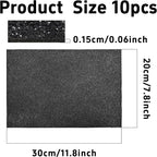 pson 10Pcs 7.8 x 11.8 Inch Shiny Self-Adhesive EVA Foam Sheets - Image 2