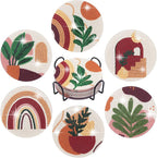 Temlum 6 Pcs Diamond Painting Coasters by TEMLUM