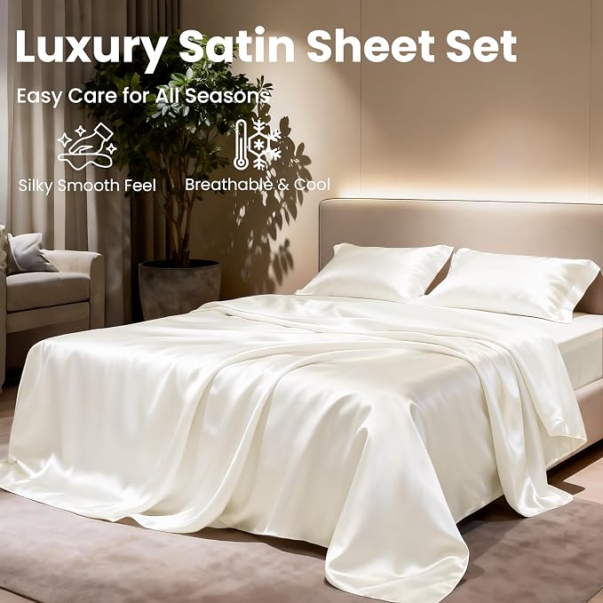 Love's cabin Satin Queen Sheets Set - Image 8