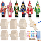 Cinnvoice 60 Pcs Wood Christmas Crafts by Cinnvoice