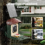 HEAPETS Bird Feeder with Camera Solar Powered, 3K HD Video, AI Bird Recognition - Image 7