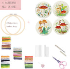 Bonroy 4 Sets Embroidery Kit for Beginners - Image 3