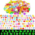 130 Pcs Luminous Mini Resin Animal Tiny Resin Animals Miniature Little Animal by Unknown