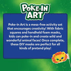 Skillmatics Poke-in Art – Animal Masks, Mess-Free DIY Wood Craft Kit | Fun - Image 8