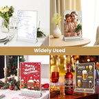 5X7 Silver Frames Double-Sided Acrylic Sign Holder，12 PCS | Silver Picture - Image 7