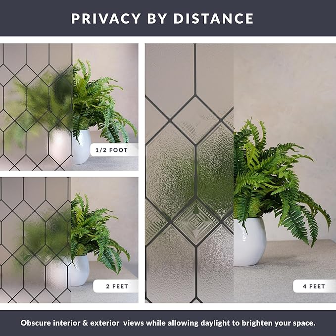 Old English Window Privacy Film by Artscape - Image 4