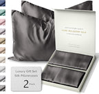 SUNDAYSILKS™ Silk Pillow Cases 2 PACK | 22 Momme Mulberry Silk Pillowcase Set by ColoradoHomeCo