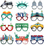Pajean 36 Pcs New York Party Decorations Eyeglasses Themed Paper Glasses New by Pajean