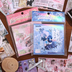 Girl's Japanese Retro Sticker Book, Nostalgic Theme - Image 3
