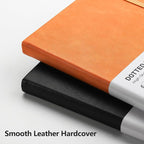 RETTACY Dotted Journal Notebook, 192 Pages, A5 Medium Size | Leather Hardcover - Image 4