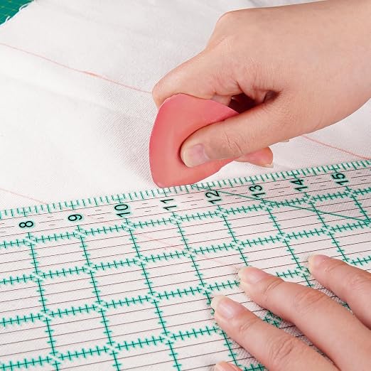 MANUFORE Quilting Ruler 6” x 12” Sewing Acrylic Ruler Anti-Slip Ruler DIY - Image 5