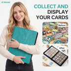 Card Binder 16 Pocket, Premium 1024 Double Sided Pocket Collection Binder - Image 7
