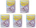 5 Packs Dragon Shield Matte White Standard Size 100 ct Card Sleeves Value - Image 2