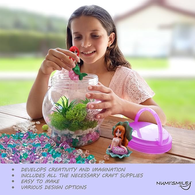 Make Your Own Light-Up Mermaid Terrarium Kit - Image 5