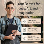 BROWNSTONE JOURNALS A5 Sketch Book Hardcover - Image 6
